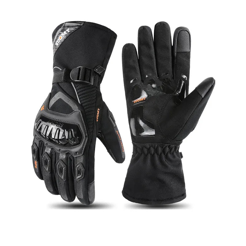 Motorcycle Riding Gloves Windproof And Waterproof Cycling Touch Screen Motorcycle Off-Road Gloves Winter-WAYBIKER