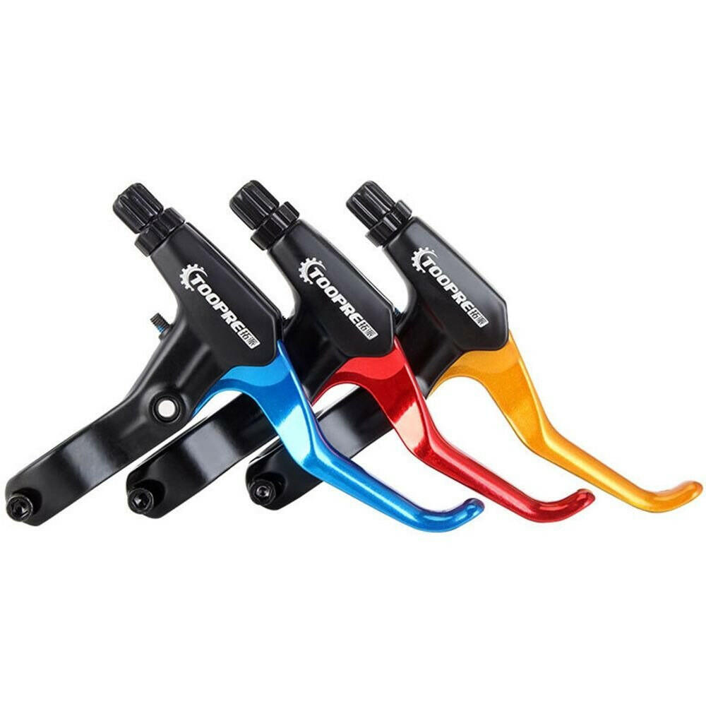 1 Pair High Quality Ultralight Aluminum Alloy Bicycle BMX Brake Handle MTB Mountain Bike Cycling Brake Levers V/Disc Brake Lever-WAYBIKER