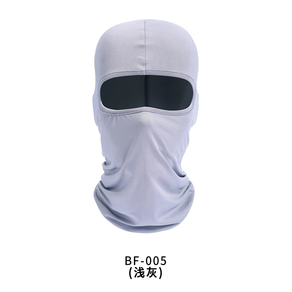 Motorcycle Mask Cycling Balaclava Full Cover Face Mask Hat Balaclava Quick Dry Lycra Ski Neck Summer Sun Ultra UV Protection-WAYBIKER