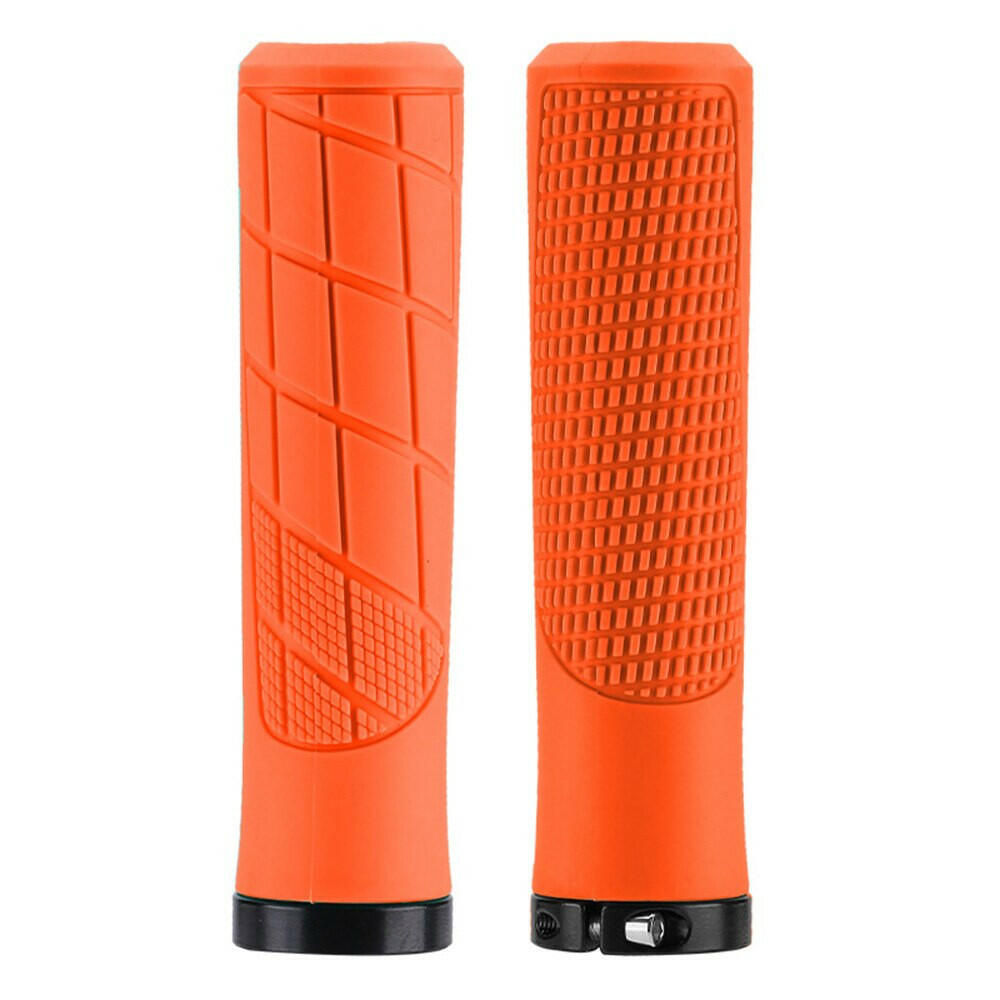 1 Pair Bicycle Rubber Grips Bilateral Lock Bicycle Handlebar Cover MTB Road Bike Handlebar Grips Non-slip Bicycle Handle Covers