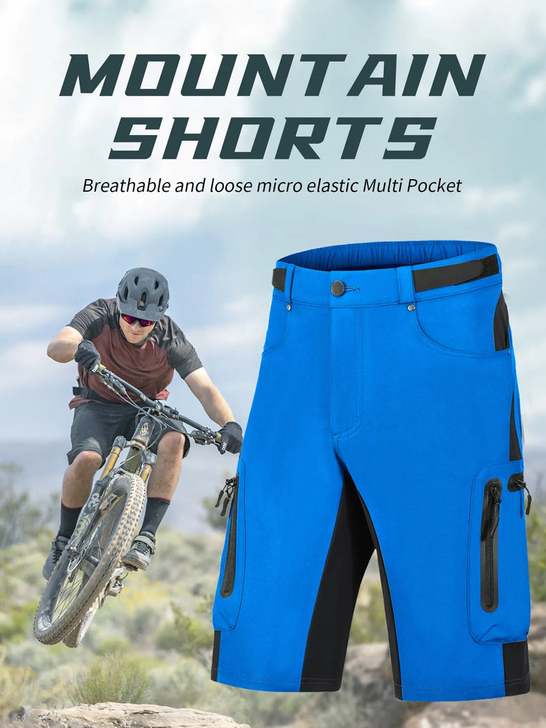 Sports Mountain Bike MEN'S Shorts Wear Resistant Quick Dry Breathable Outdoor Riding Pants