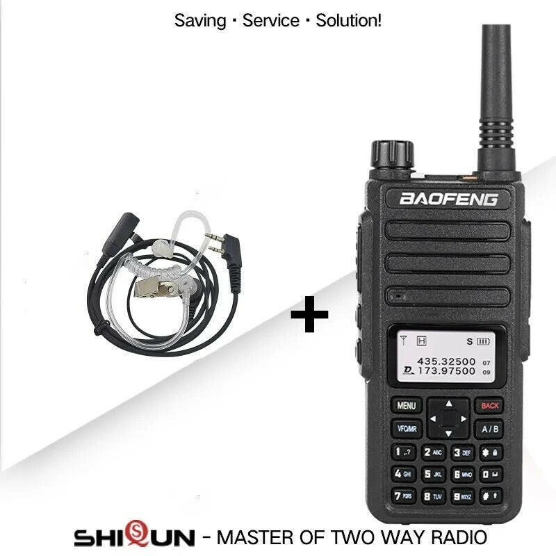 Baofeng DR-1801UV Long Range Dual Band DMR Digital/Analog Walkie Talkie Tier I Tier II Dual Time Slot Upgrade DM-1801 Ham Radios-WAYBIKER