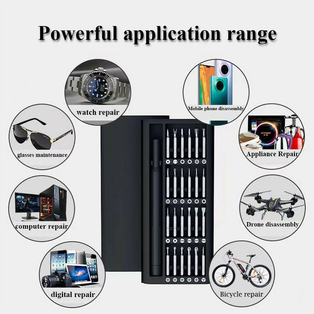 25 In 1 DIY Screwdriver Kit  Phillips Torx Hex Precision Dismountable Mini Tool Case For Smart Home PC Phone Repair-WAYBIKER