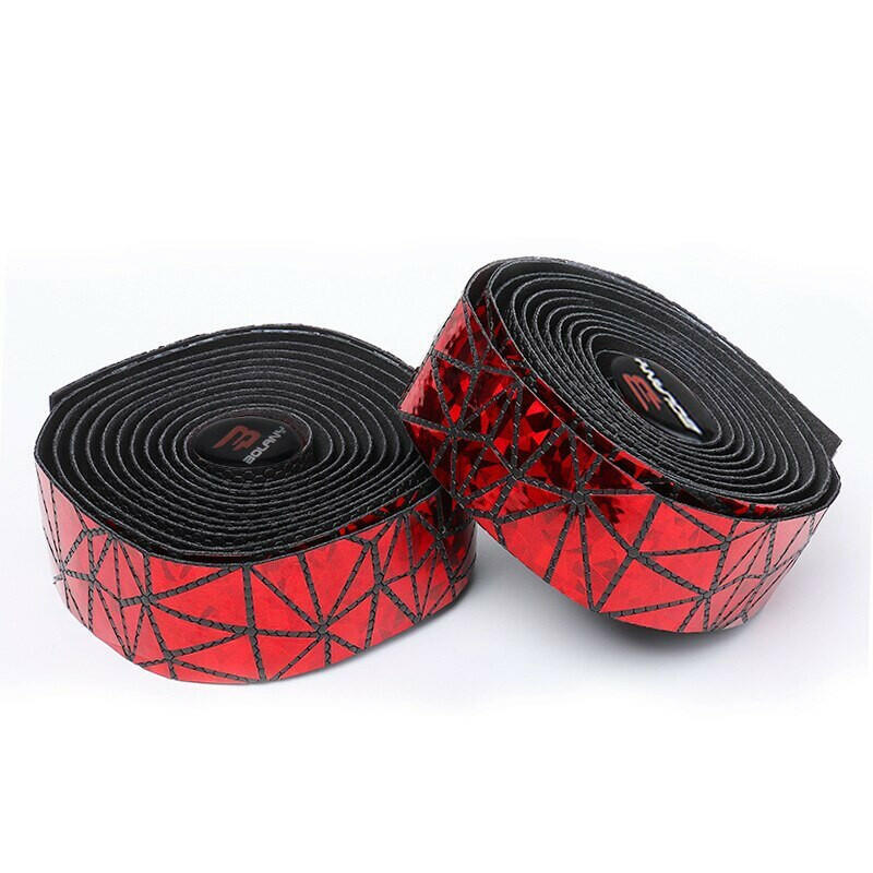 Bolany 1pair Road Bike Handlebar Tape PU Material Handle Bar Tape Sweat Non-slip Belt Cycling Sports Accessories Parts-WAYBIKER