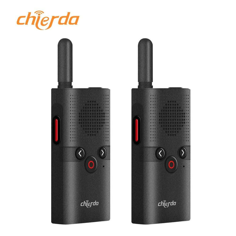 Chierda CD18 Mini Walkie Talkie Rechargeable Walkie-Talkies 1 Or 2 Pcs PTT PMR446 Long Range Portable License Free Radio PMR/FRS-WAYBIKER