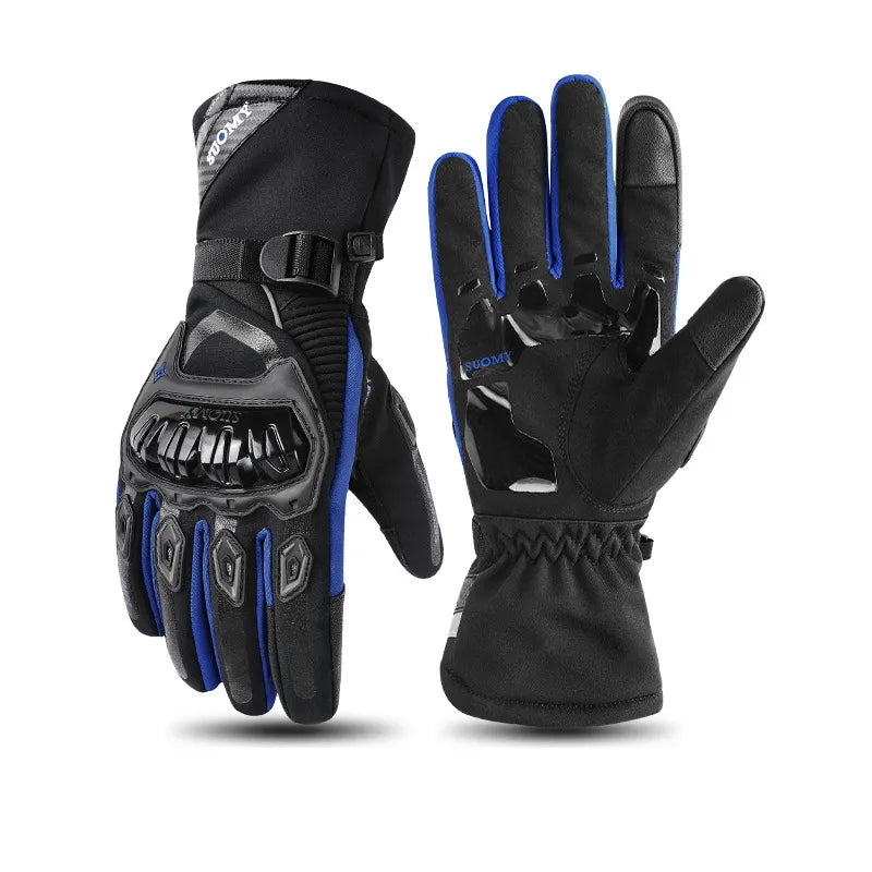 Motorcycle Riding Gloves Windproof And Waterproof Cycling Touch Screen Motorcycle Off-Road Gloves Winter-WAYBIKER