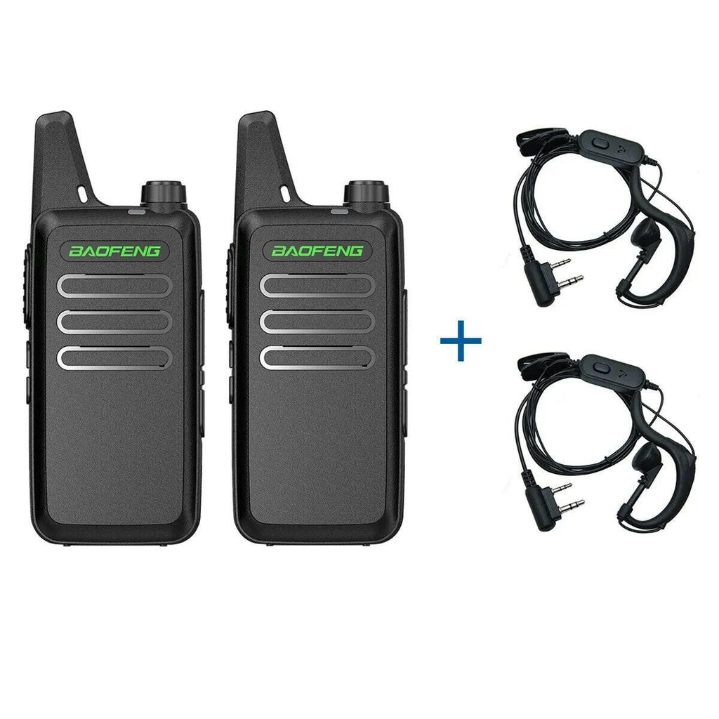 2PCS Mini Walkie Talkie Baofeng BF-T20 PortableTwo Way Radio Charging USB VOX For BF-C9 BF-888S KD-C1 for Station Hotel Hunting-WAYBIKER