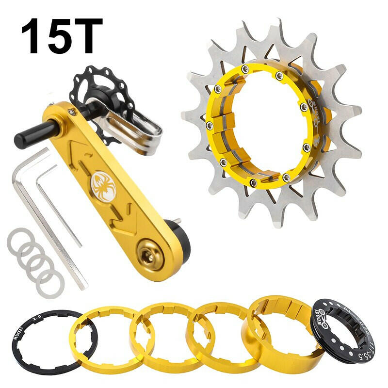 MUQZI Conversion Kit 12T 13T 14T 15T 16T 17T Single Speed Cassette Cog And Chain Tensioner For Road And MTB Bike-WAYBIKER