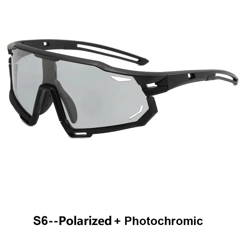 Polarized Sports Glasses Photochromic Men's and Women's Bike Eyewear Mountain MTB Cycling UV400 Sunglasses Bicycle Road Goggles-WAYBIKER