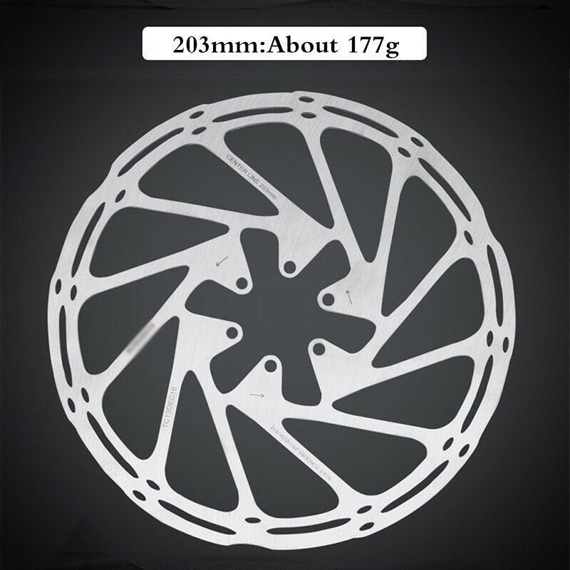 Bike Brake Rotor 2PC 160mm 180mm 203mm Rotor MTB Centerline 6 Hole Rotor Fit Road Bike Bicycle Disc Brake Rotors-WAYBIKER