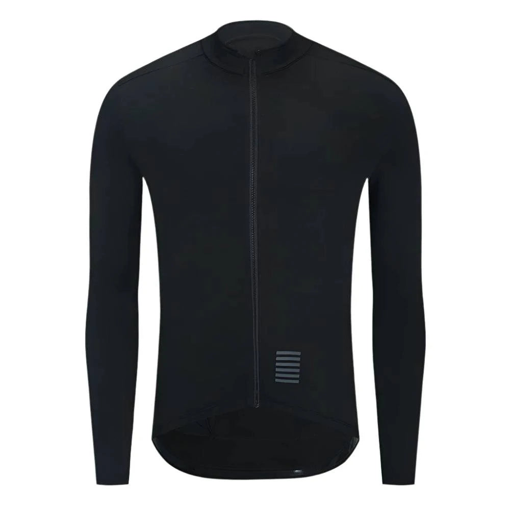 YKYWBIKE Winter Cycling Jersey Men Thermal Fleece Bicycle Jacket Long Sleeve Road Bike MTB Warm Cycling Clothing