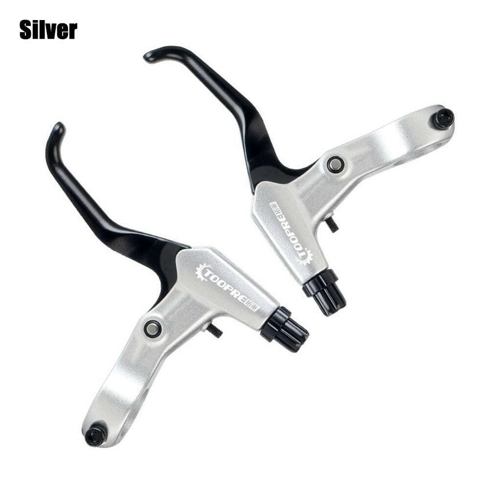 1 Pair High Quality Ultralight Aluminum Alloy Bicycle BMX Brake Handle MTB Mountain Bike Cycling Brake Levers V/Disc Brake Lever-WAYBIKER