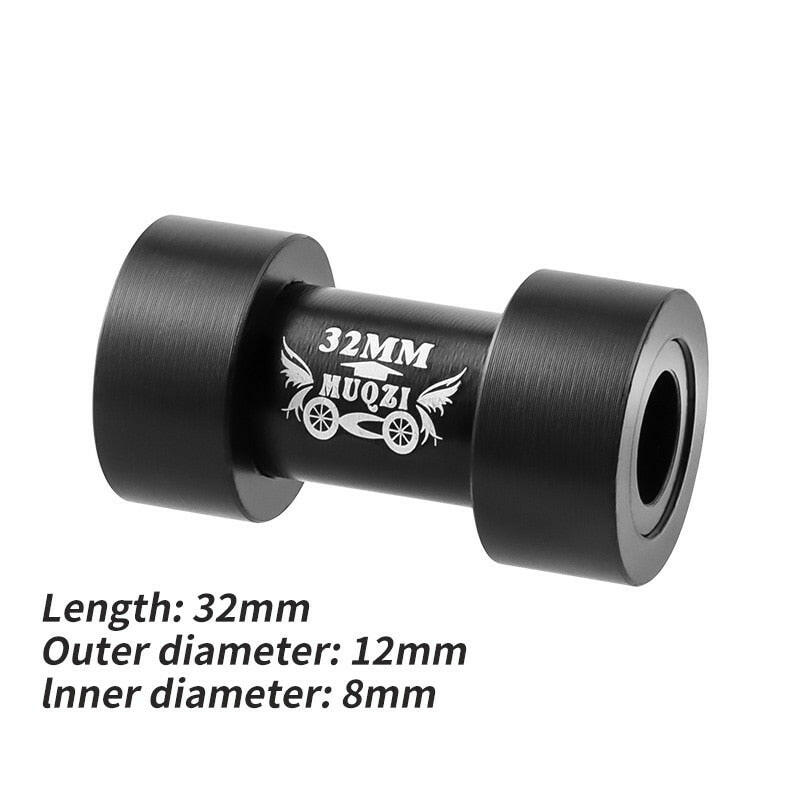 MUQZI MTB Rear Shock Bushing 22 24 26 32 40 44 50 54mm ID 8mm OD 12mm Mountain Bike Shock Absorber Parts-WAYBIKER