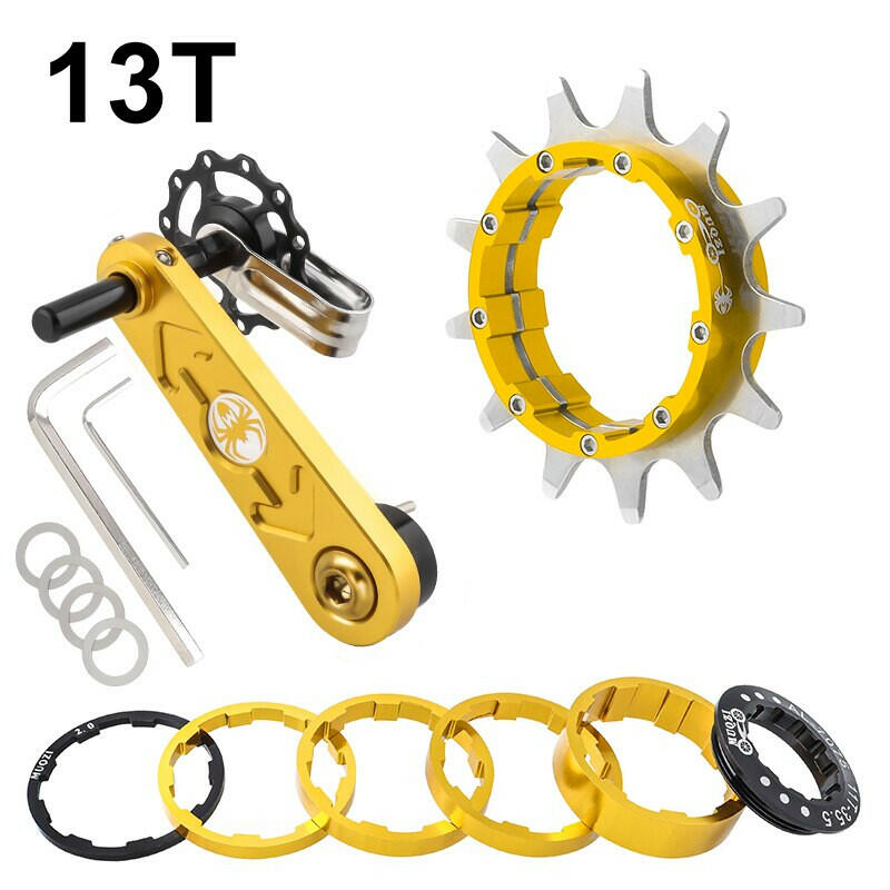 MUQZI Conversion Kit 12T 13T 14T 15T 16T 17T Single Speed Cassette Cog And Chain Tensioner For Road And MTB Bike-WAYBIKER