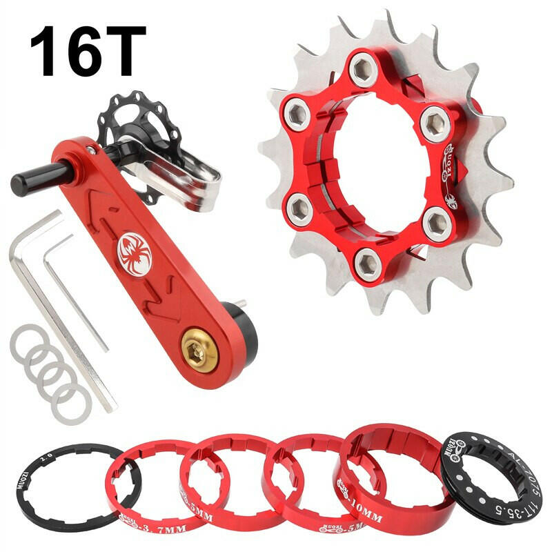 MUQZI Conversion Kit 12T 13T 14T 15T 16T 17T Single Speed Cassette Cog And Chain Tensioner For Road And MTB Bike-WAYBIKER