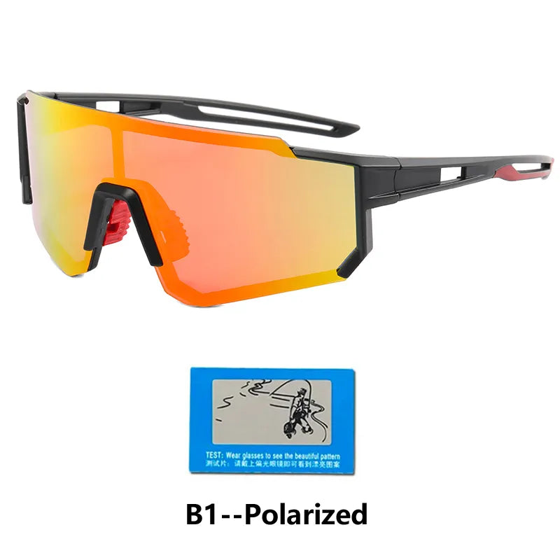 Polarized Sports Glasses Photochromic Men's and Women's Bike Eyewear Mountain MTB Cycling UV400 Sunglasses Bicycle Road Goggles-WAYBIKER