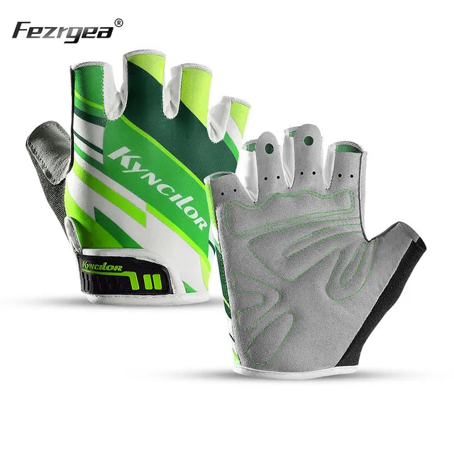 Cycling Gloves Sports Fitness Men And Women Breathable Non-Slip Short-Finger Outdoor Bicycle Half-Finger Gloves-WAYBIKER