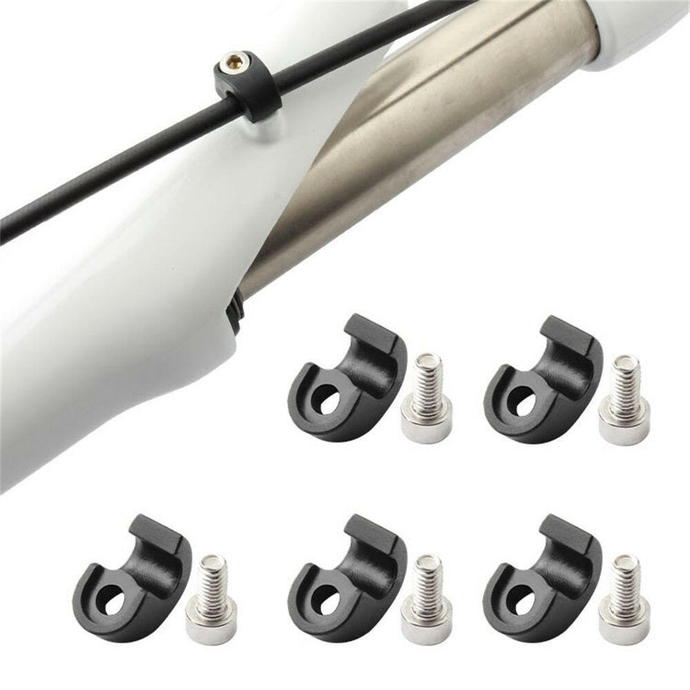 5PCS/pack Bike Fork Cable Clamp Hydraulic Disc Brake Hose Fixed Buckle Fork Cable Housing Guide Repair Accessory-WAYBIKER