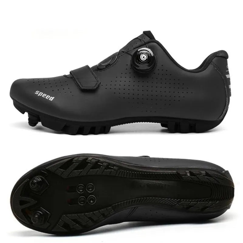 Cycling Shoes MTB Men Self-Locking Road Bike Shoes Speed Sneakers Racing Riding Boots Women SPD Pedal Mountain Bicycle Footwear-WAYBIKER