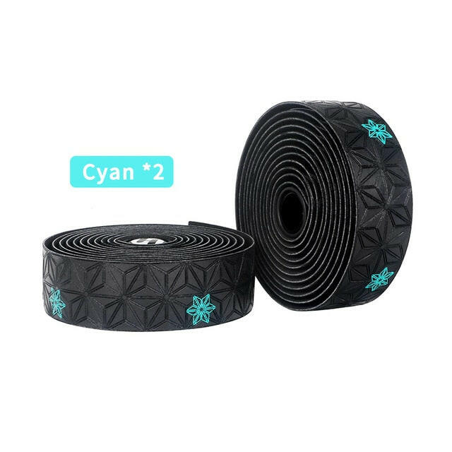 1 pair Soft Road Bike Bicycle Handlebar Cork EVA PU Bar Tape Professional Cycling Damping Anti-Vibration Wrap With 2 Bar Plug