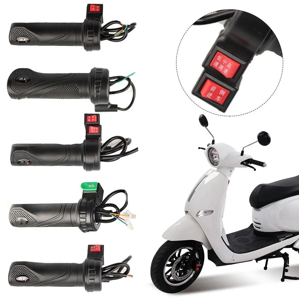 Electric E-Bike Twist Throttle 12V Speed Handlebar Throttle Universal Electric Scooter Twist Cycling Throttle Grip-WAYBIKER