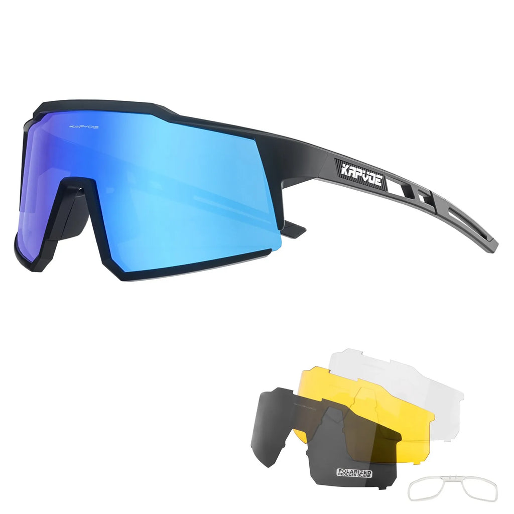 Kapvoe Cycling Glasses Polarized MTB Road Bike Glasses UV400 Protection Sunglasses Ultra Light Sport Eyewear Equipment-WAYBIKER