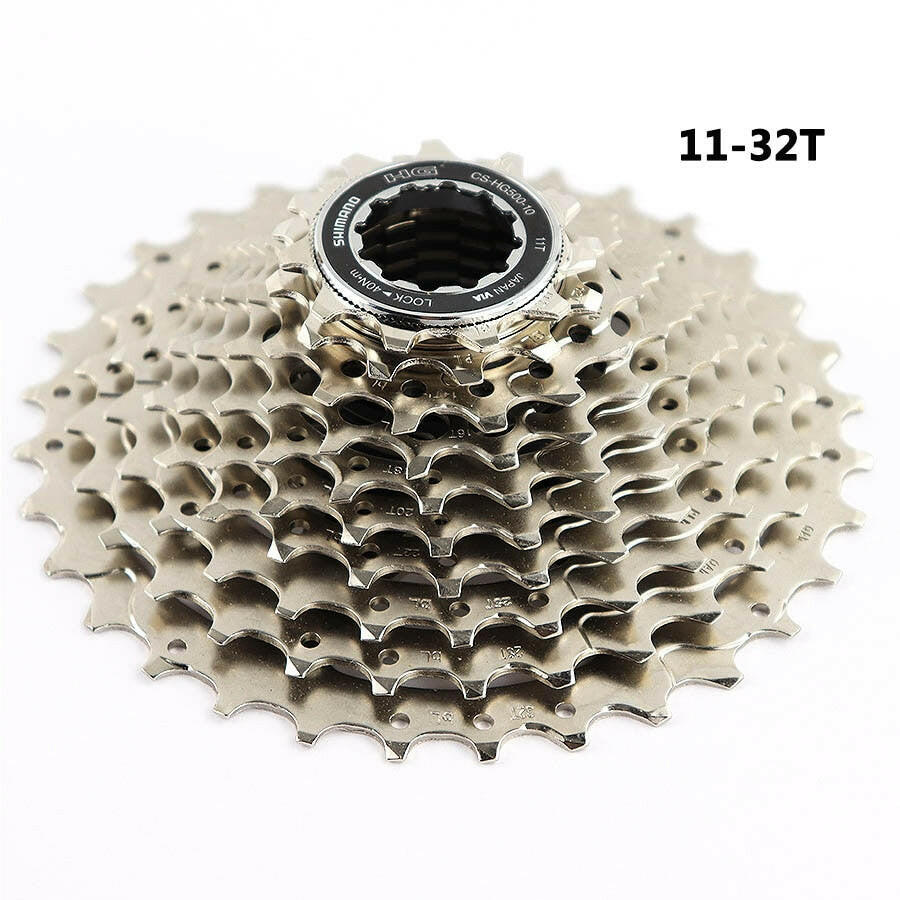 Shimano CS HG500 10 speed Road Bicycle Cassette Sprocket for 10s 10v road drivetrains 12-28T 11-25/32T/34T Freewheel-WAYBIKER