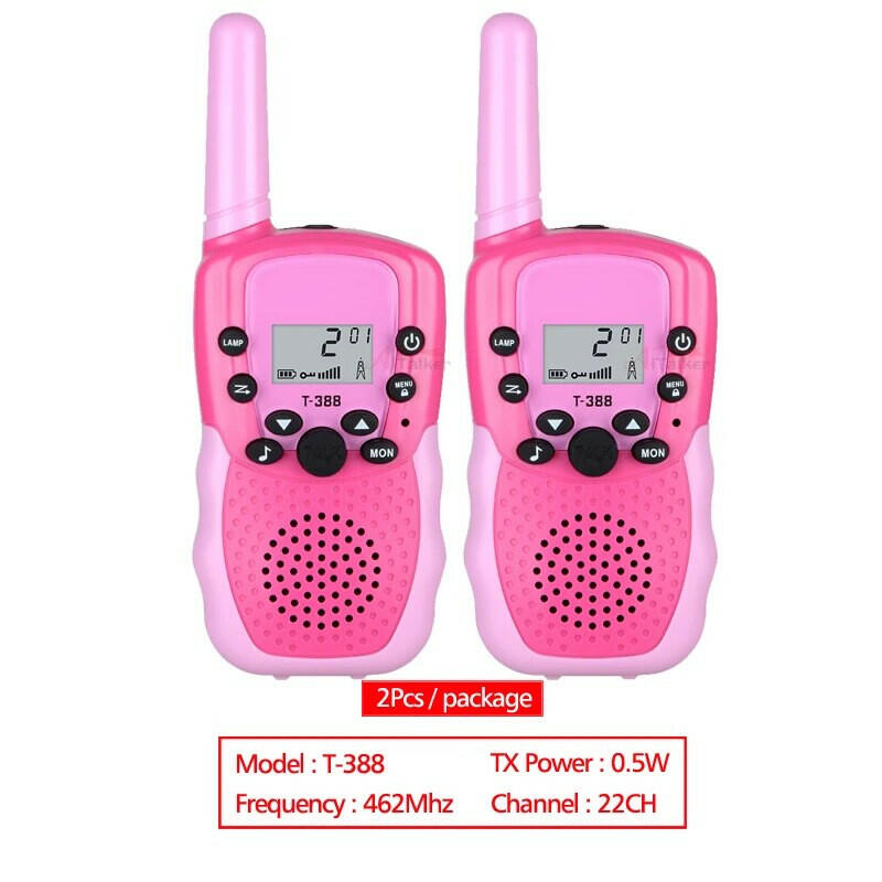 Boys Girls Walkie Talkie Birthday Christmas Gifts2pcs Handheld Transceiver Two Way Radio Mini Toys Talki Walki For Kids PMR FRS-WAYBIKER