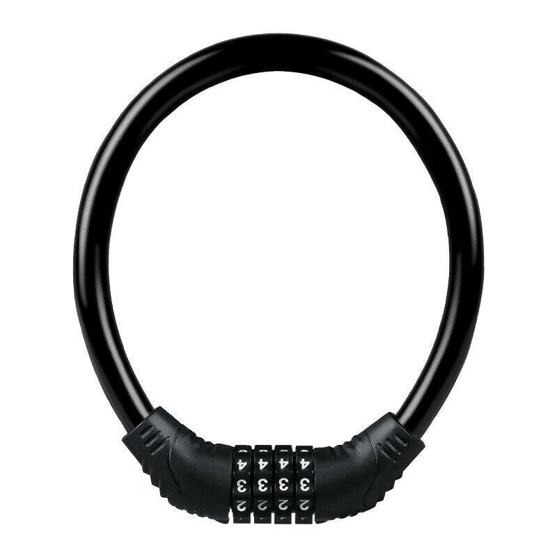 Bike Lock Mountain Bike Portable Security 4-digit Code Bike Lock for Bicycle Motorcycle Scooter-WAYBIKER