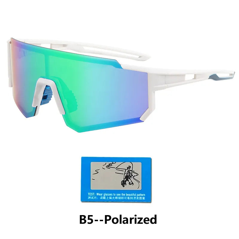 Polarized Sports Glasses Photochromic Men's and Women's Bike Eyewear Mountain MTB Cycling UV400 Sunglasses Bicycle Road Goggles-WAYBIKER