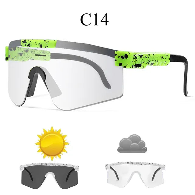 NEWBOLER 2022 Photochromic Cycling Glasses Bike Brand New Sports Sunglasses Men‘s Women Mtb Bike Eyewear Cycling Glasses-WAYBIKER