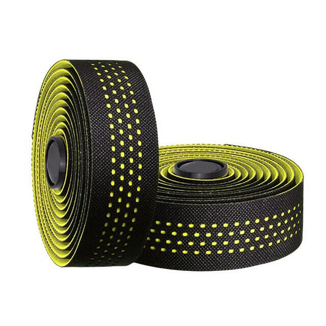 Carbon pattern/Chrysanthemum pattern Road Bike Bar Tape Handlebar Tapes EVA/PU Soft Anti-Vibration Wrap Tape Durable Bar Bartape-WAYBIKER