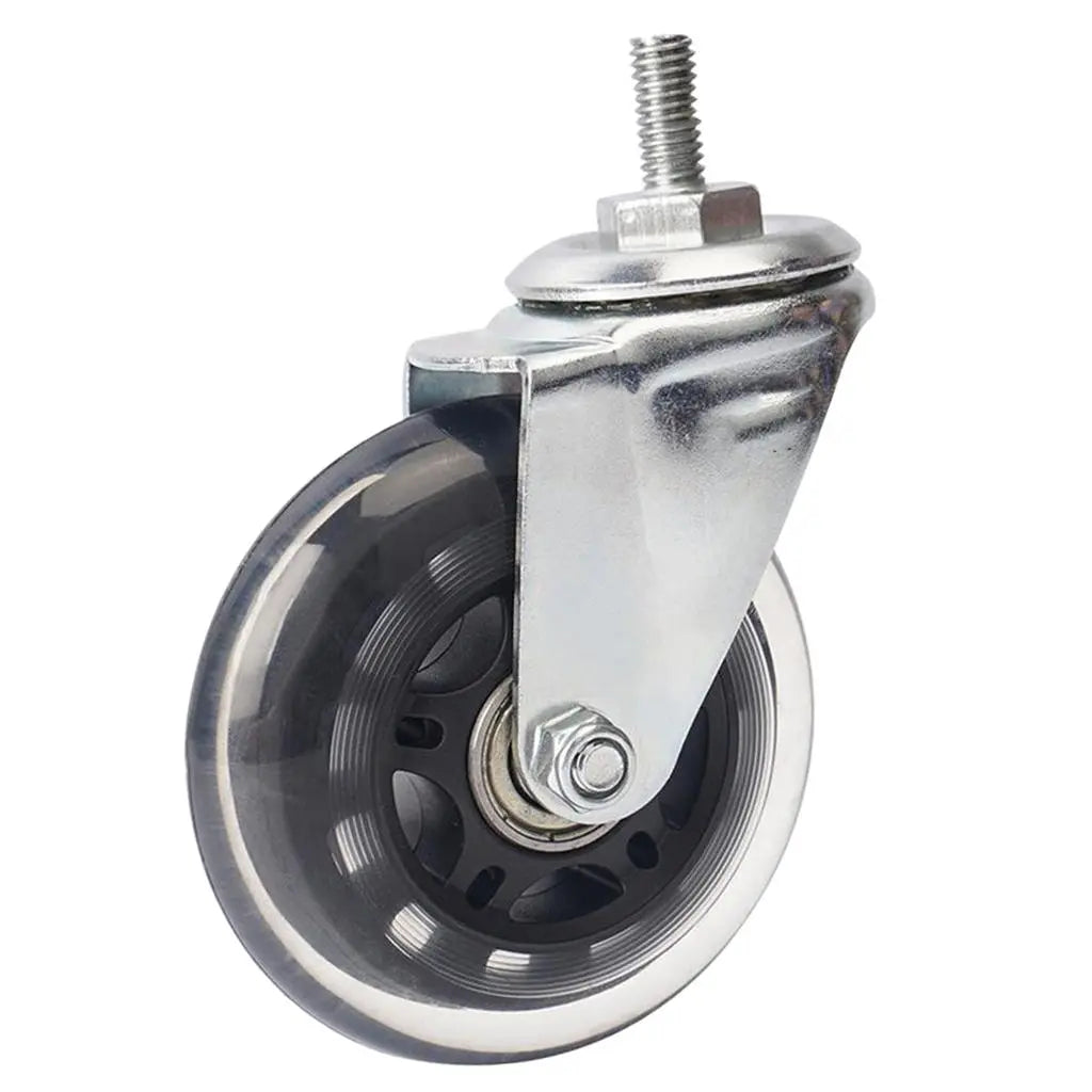 Office Chair Caster Wheels, Heavy for All Floors, with Threaded Stem, 3/4 Inch-WAYBIKER