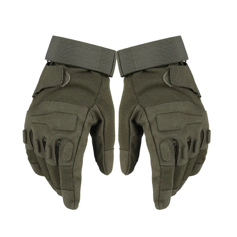 Outdoor Tactical Full Finger Bicycle Antiskid Cycling Gloves Military Army Paintball Shooting Airsoft Combat Protection Glove-WAYBIKER