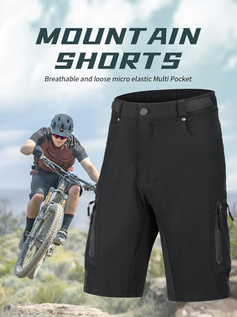 Sports Mountain Bike MEN'S Shorts Wear Resistant Quick Dry Breathable Outdoor Riding Pants-WAYBIKER