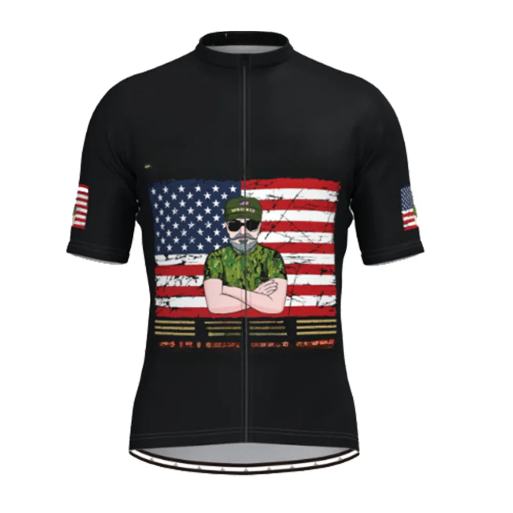 Funny Cycling Jersey 2023 Summer Short Sleeve Cycling Clothing MTB Bike Uniform Maillot Ropa Ciclismo Men's Bicycle Wear Shirts-WAYBIKER