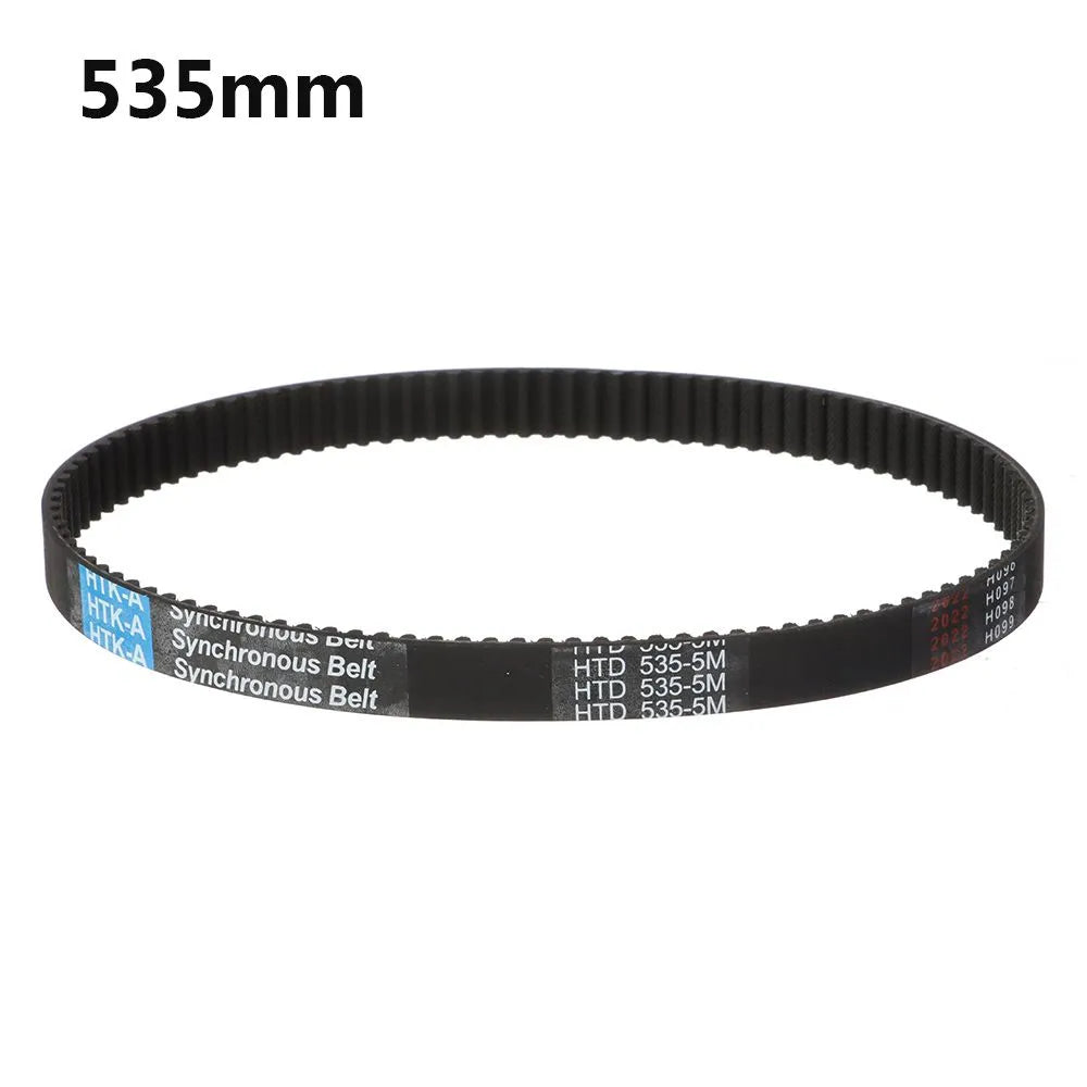 Electric Scooter Transmission Belt Timing Belts HTD 3m-384-12 5M-535-15 Rubber Black Drive Stripe E-scooter Hoverboard Parts-WAYBIKER