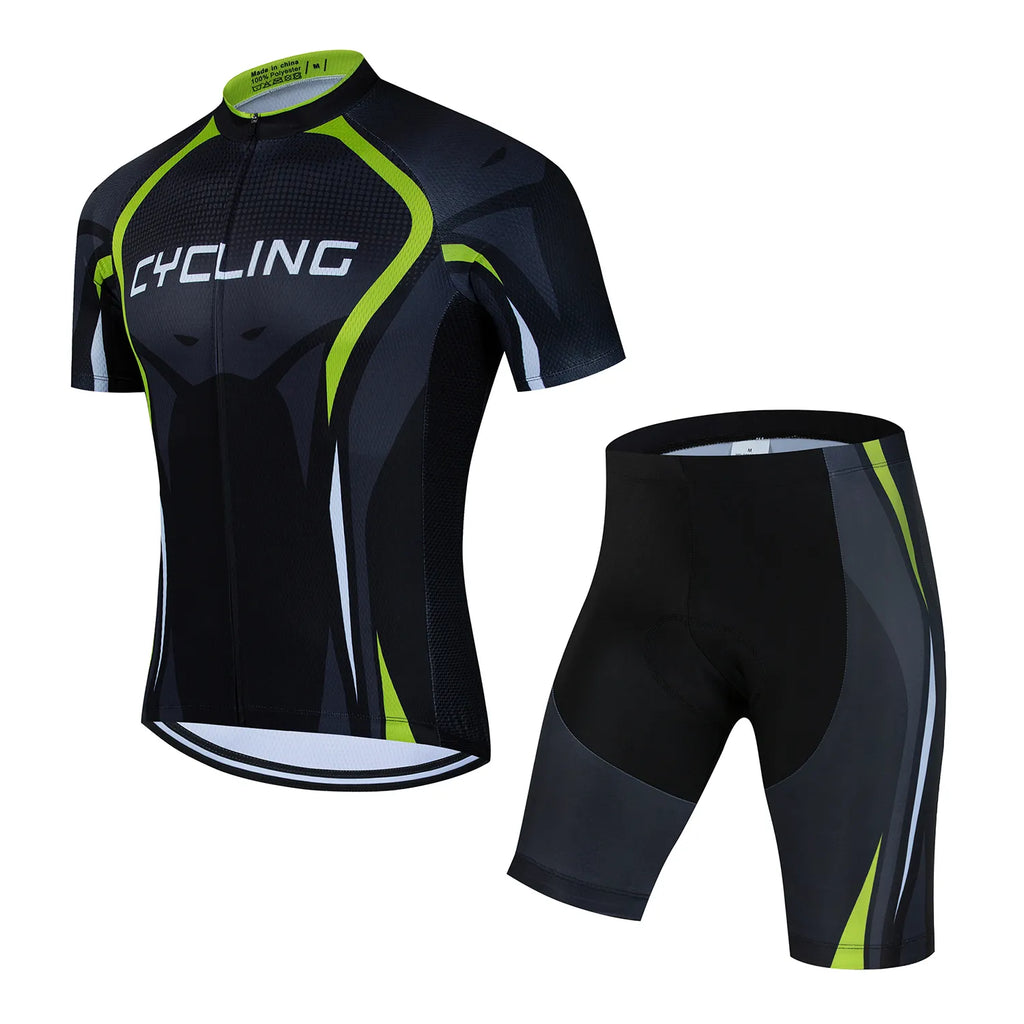 2024 Summer Cycling Jersey Set Breathable MTB Bicycle Cycling Clothing Mountain Bike Wear Clothes Maillot Ropa Ciclismo hombre-WAYBIKER