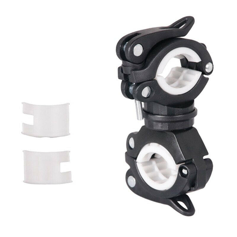 360°Rotation Cycling Clip Clamp Flashlight Mount Holder Bicycle Bike LED Light Flashlight Torch Mount Holder Bicycle Accessories-WAYBIKER