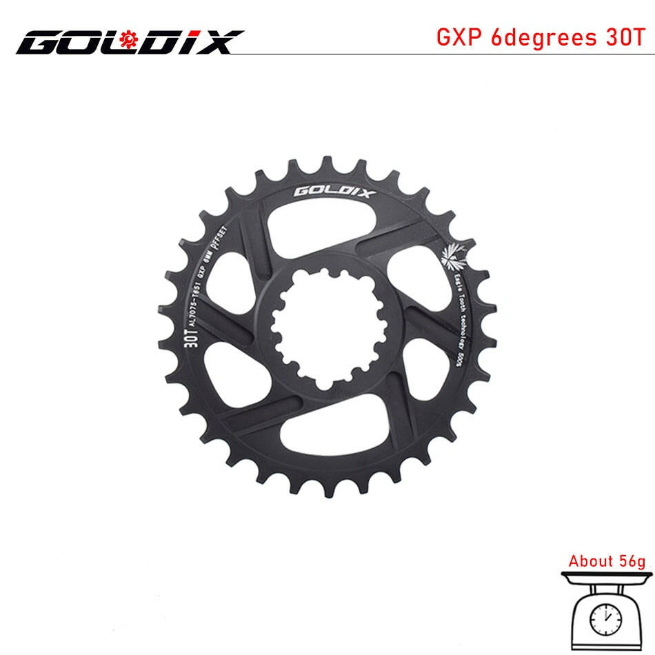 GOLDIX MTB GXP Bicycle Chainring Narrow Wide Mountain Bike Chainwheel 30T 32T 34T 36T 38T For SRAM GXP XX1 X9 XO X01 gx Eagle NX-WAYBIKER