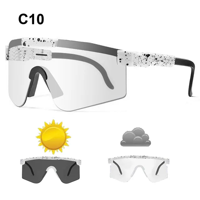 NEWBOLER 2022 Photochromic Cycling Glasses Bike Brand New Sports Sunglasses Men‘s Women Mtb Bike Eyewear Cycling Glasses-WAYBIKER