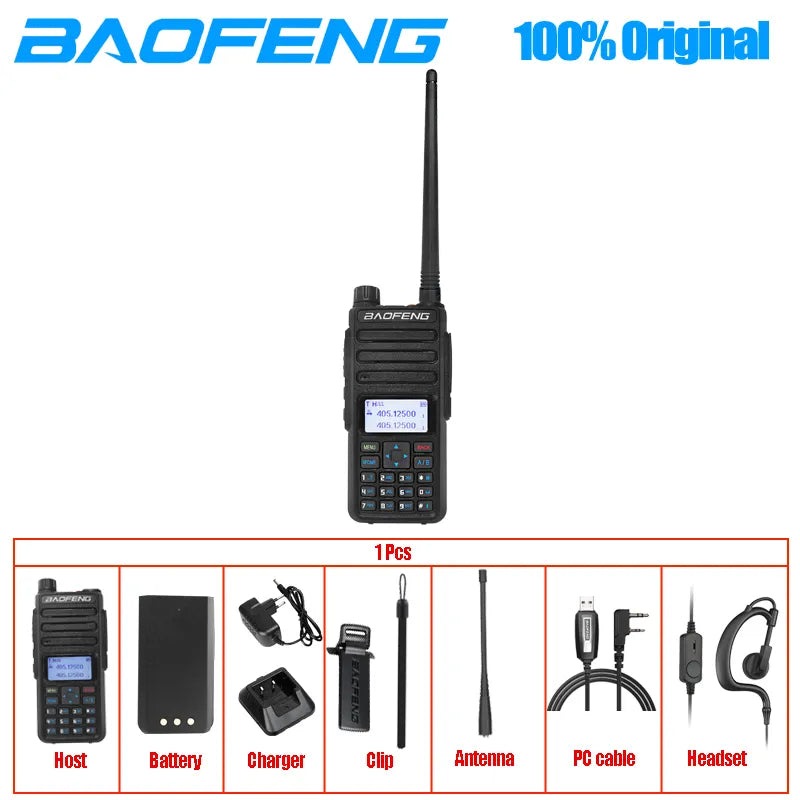 Baofeng DR-1801UV Long Range Dual Band DMR Digital/Analog Walkie Talkie Tier I Tier II Dual Time Slot Upgrade DM-1801 Ham Radio-WAYBIKER