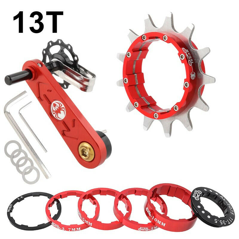 MUQZI Conversion Kit 12T 13T 14T 15T 16T 17T Single Speed Cassette Cog And Chain Tensioner For Road And MTB Bike-WAYBIKER