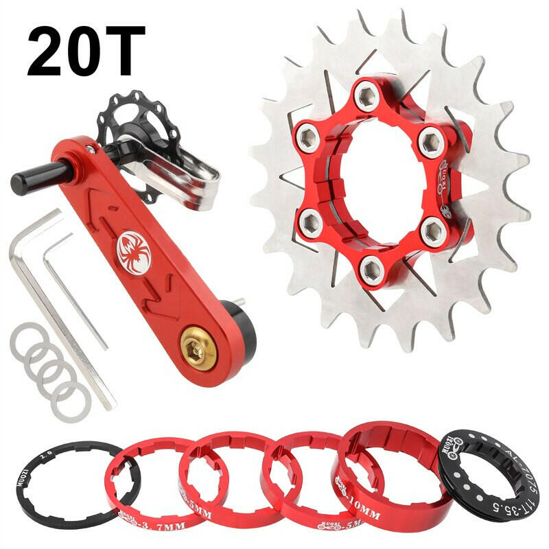 MUQZI Conversion Kit 18T 19T 20T 21T 22T Single Speed Cassette Cog And Chain Tensioner For Road And MTB Bike-WAYBIKER