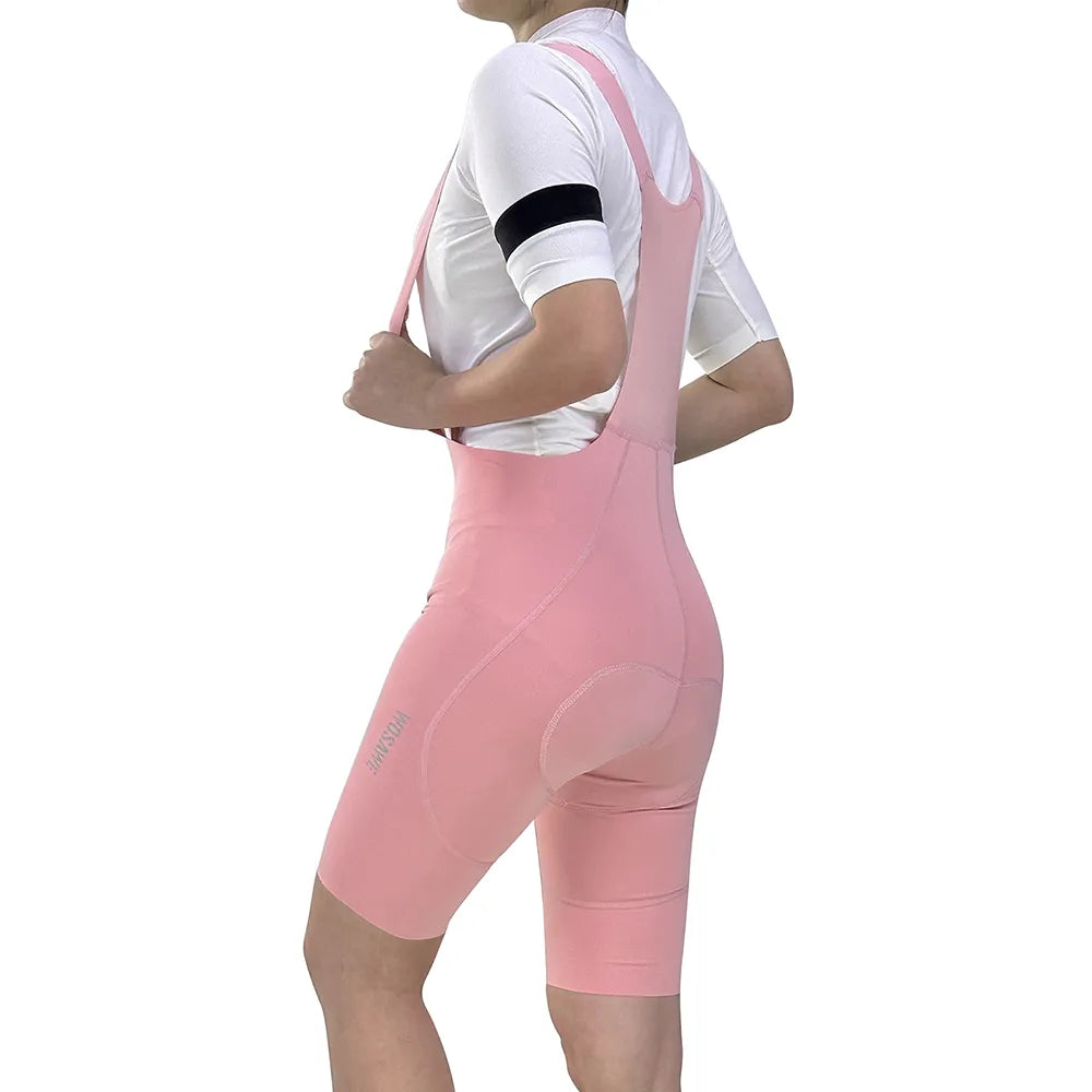 WOSAWE New Cycling Bibs Summer Women's Shorts High Waist Road Cycling Pants Cycling Tights