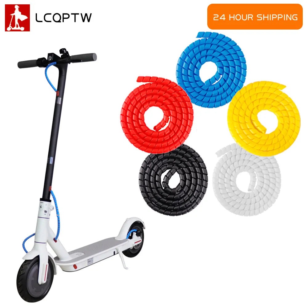 For Ninebot Max G30 Xiaomi Mijia M365 M365 Pro Scooter 1M Electric Scooter Line Protector Line Tube Winding Tubes Accessories-WAYBIKER