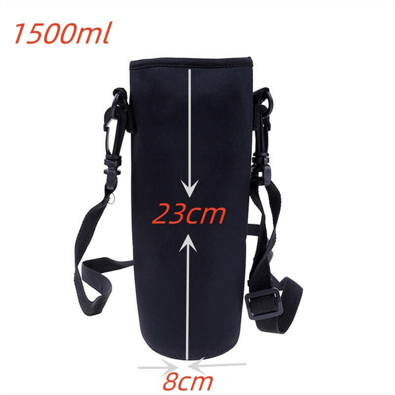 1pc 420-1500ML Sports Water Bottle Case Insulated Bag Neoprene Pouch Holder Sleeve Cover Carrier for Mug Bottle Cup-WAYBIKER