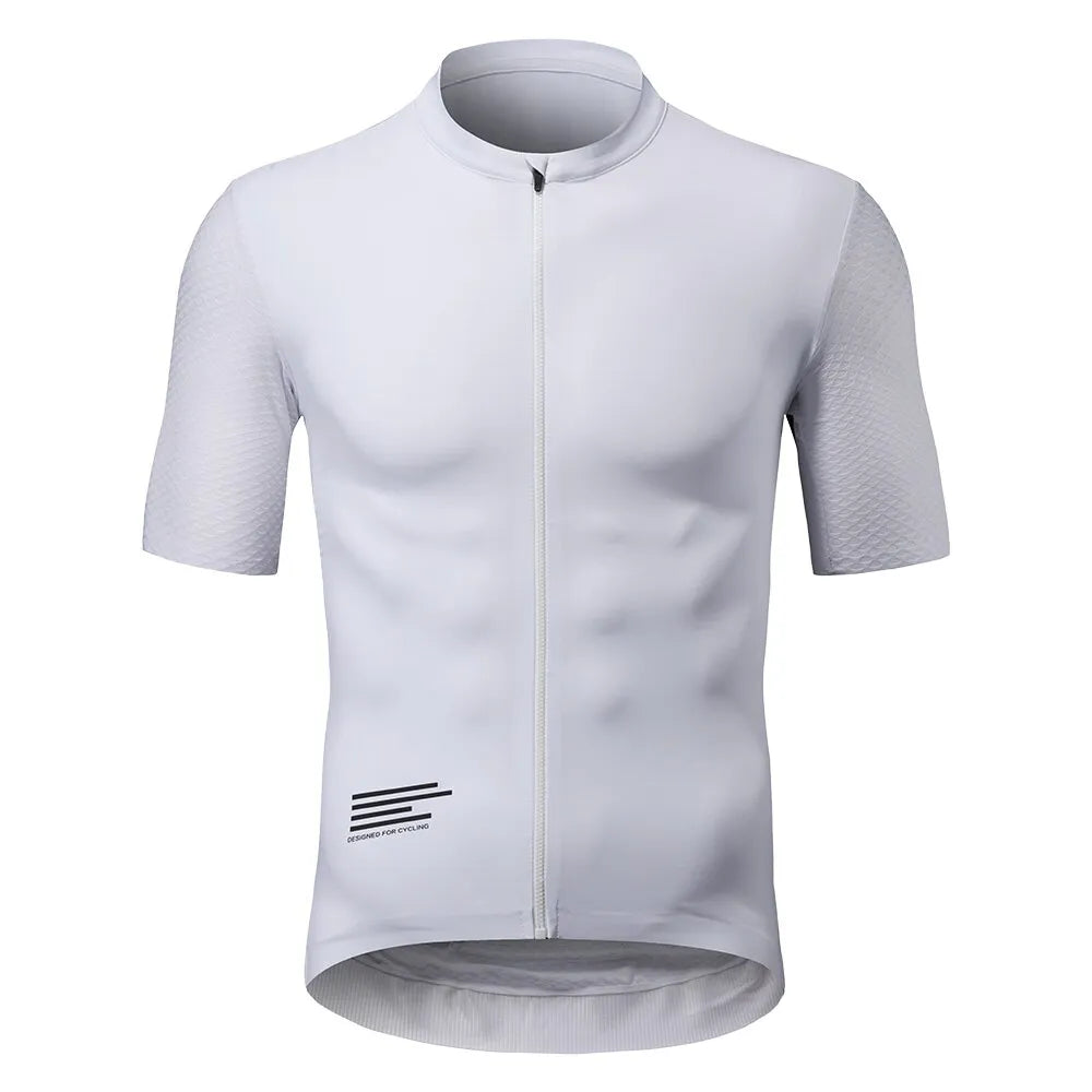 Cycling Jersey Men Bicycle Clothing Male MTB Maillot Clothes White Black Pockets Mountain Bike Shirt Enduro Racing Summer-WAYBIKER