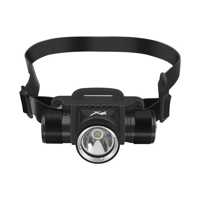 BORUiT HP900 LED Powerful Scuba Diving Headlamp 1000LM IPX8 Waterproof Headlight Underwater 60M 21700 Battery Dive Head Torch-WAYBIKER