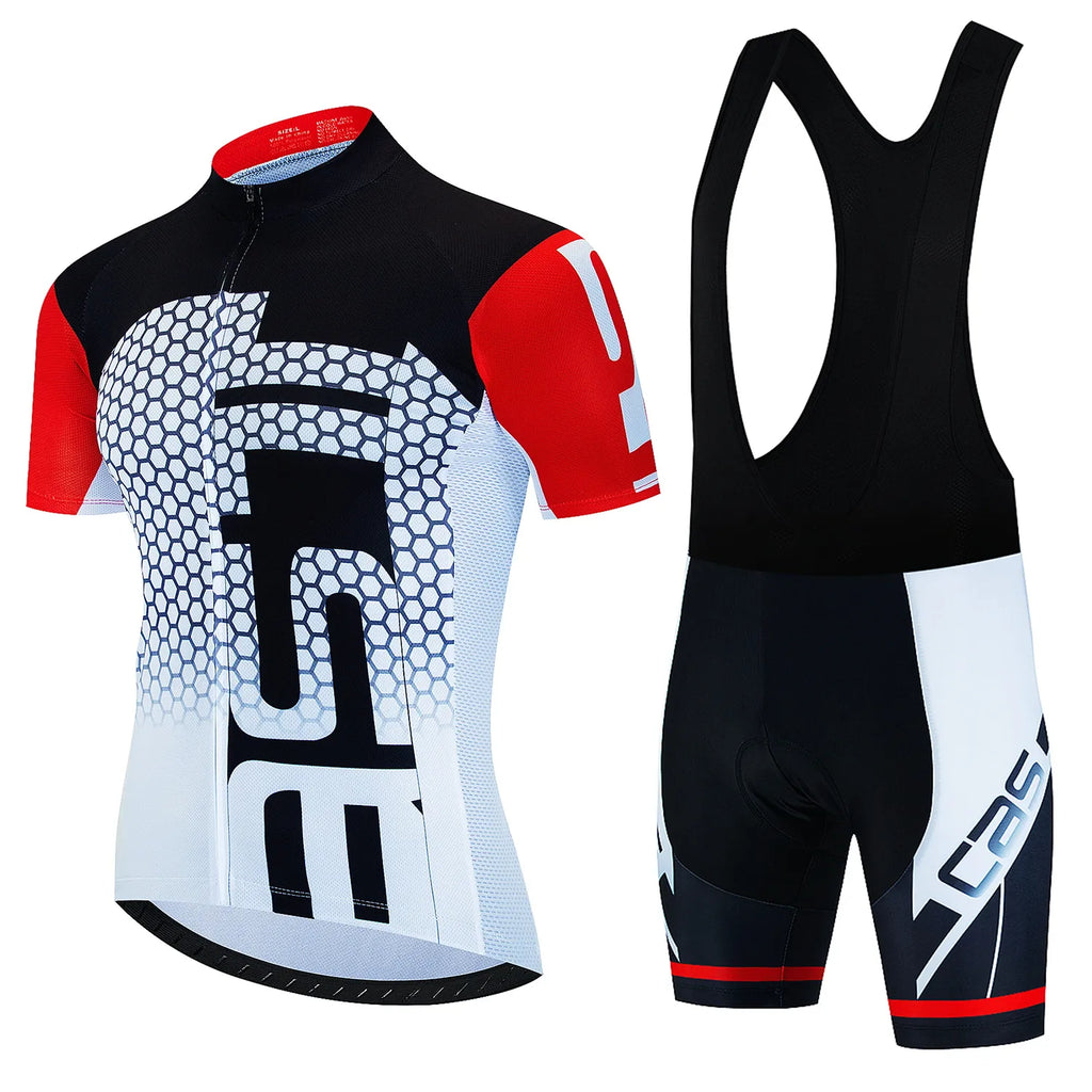 New Cycling Jersey Set Summer Cycling Clothing MTB Bike Clothes Uniform Maillot Ropa Ciclismo Men's Cycling Clothes Bicycle Suit